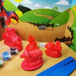 Mako Moulages - Ferme - 5 Moules -cadeaux boutique mako moulage ferme zoom3