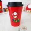 Mug De Transport Super Mario Champignon (390 Ml) -cadeaux boutique mario mug thermos mario rouge champignon 2