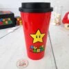 Mug De Transport Double Paroi étoile Super Mario (520 Ml) -cadeaux boutique mario mug thermos mario rouge etoile 2