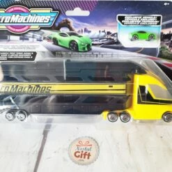 Micro Machines - Camion De Transport Miniature -cadeaux boutique micro machine camion noir jaune 2