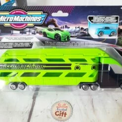 Micro Machines - Camion De Transport Miniature -cadeaux boutique micro machine camion vert 2