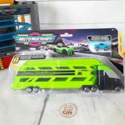 Micro Machines - Camion De Transport Miniature -cadeaux boutique micro machine camion vert