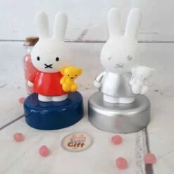 Veilleuse Miffy Pour Enfant - Blanc Et Argent -cadeaux boutique miffy nijntje veilleuse lampe gamme