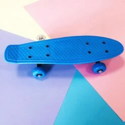 Skateboard Retro (38 Cm) -cadeaux boutique mini skate bleu