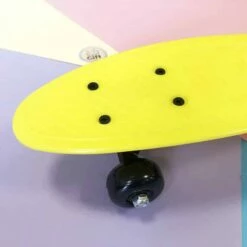 Skateboard Retro (38 Cm) -cadeaux boutique mini skate jaune 2