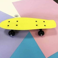 Skateboard Retro (38 Cm) -cadeaux boutique mini skate jaune
