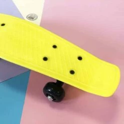 Skateboard Retro (38 Cm) -cadeaux boutique mini skate jaune 3
