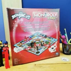 Jeu De Société - Monopoly Junior - Miraculous -cadeaux boutique monopoly miraculous arriere