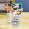 MUG "mon Copain D'amour " Bonbons Rétro 60 - Cadeau Copain -cadeaux boutique mug bonbons 60 copain rempli