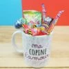 MUG "ma Copine D'amour " Bonbons Rétro 90 - Cadeau Copine -cadeaux boutique mug bonbons 90 copine rempli