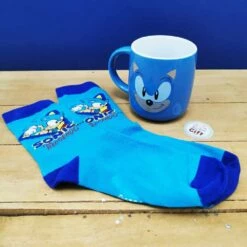 Sonic Classique - Sonic Mug Et Chaussettes -cadeaux boutique mug chaussettes sonic 34