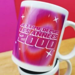 Mug Duo "Je T'aime Depuis Les Années 2000" -cadeaux boutique mug duo 2000 zoom