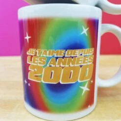 Mug Duo "Je T'aime Depuis Les Années 2000" -cadeaux boutique mug duo 2000 zoom2