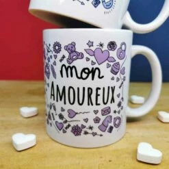 Mug Duo "Mon Amoureux(se)" -cadeaux boutique mug duo amoureux homme zoom2