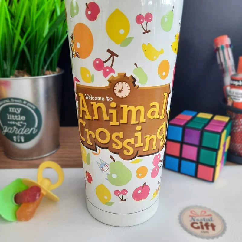 Animal Crossing - Mug De Transport En Acier Inoxydable 4 Animal Crossing - Mug De Transport En Acier Inoxydable – Image 2