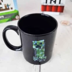Minecraft - Mug Thermoréactif Creeper- Changeant De Motifs -cadeaux boutique mug minecraft