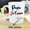 Mug Personnalisé - Papa Je T'aime 2 Mug Personnalisé - Papa Je T'aime -cadeaux boutique mug papa jetaime personnalise