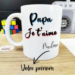 Mug Personnalisé - Papa Je T'aime