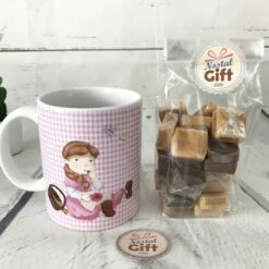 Mug "Pause Douceur" Et Ses Caramels (x30) -cadeaux boutique mug pause gourmande avec caramels 3