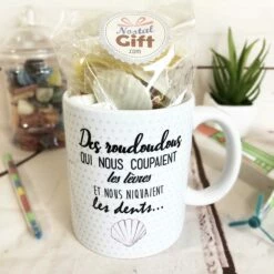 Mug Roudoudou Rempli De Bonbons Rétro -cadeaux boutique mug roudoudou rempli bonbon 4 1 1