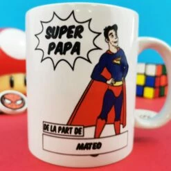 Mug Personnalisé - Papa Super-héros - Cadeau Papa -cadeaux boutique mug super papa