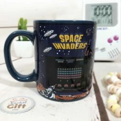 Mug Space Invaders Thermoréactif