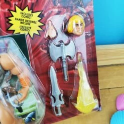 Les Maîtres De L'univers Figurine Articulée - Musclor 14cm (Mini Bande Dessinée Incluse) -cadeaux boutique musclor figurine zoom objets