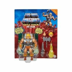 Les Maîtres De L'univers Figurine Articulée - Musclor 14cm (Mini Bande Dessinée Incluse) -cadeaux boutique musclor packaging