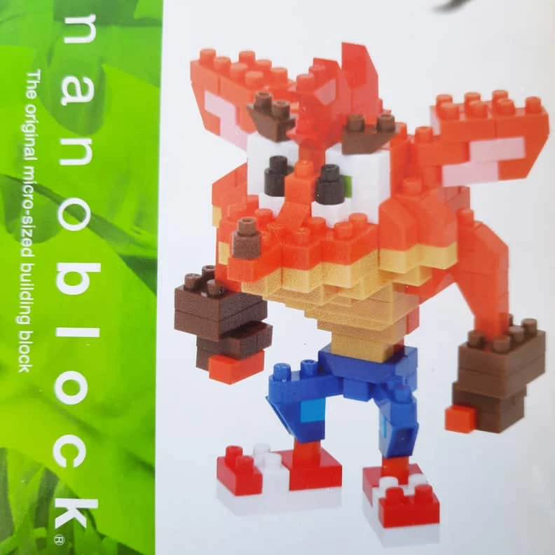 Nanoblock - Crash Bandicoot - Crash - Figurine Mini à Monter 7 Nanoblock - Crash Bandicoot - Crash - Figurine Mini à Monter – Image 5