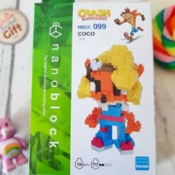 Nanoblock - Crash Bandicoot - Coco - Figurine Mini à Monter -cadeaux boutique nanoblock crash bandicoot coco 099 4