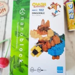Nanoblock - Crash Bandicoot - Dingodile - Figurine Mini à Monter -cadeaux boutique nanoblock crash bandicoot dingodile 102 zoom