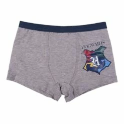 Harry Potter - Pack Sous-vêtements : 2 Boxers Et 2 Paires De Chaussettes -cadeaux boutique pack boxer chaussette noir 5