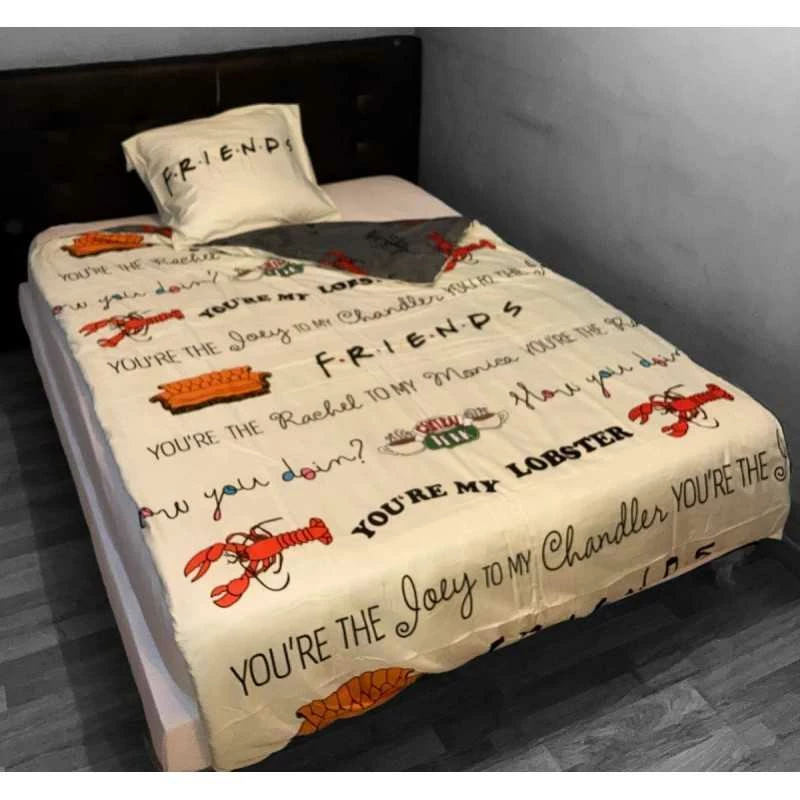 Friends - Parure / Housse De Lit (140 X 200 Cm) 5 Friends - Parure / Housse De Lit (140 X 200 Cm) – Image 3