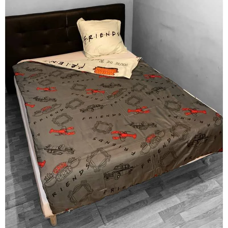 Friends - Parure / Housse De Lit (140 X 200 Cm) 4 Friends - Parure / Housse De Lit (140 X 200 Cm) – Image 2