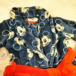Disney - Peignoir Pour Enfant - Mickey -cadeaux boutique peignoir mickey gros plan
