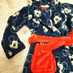 Disney - Peignoir Pour Enfant - Mickey -cadeaux boutique peignoir mickey poche