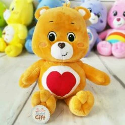Peluche Bisounours Orange (21cm) - Version 2019 -cadeaux boutique peluche bisounours orange 01 1