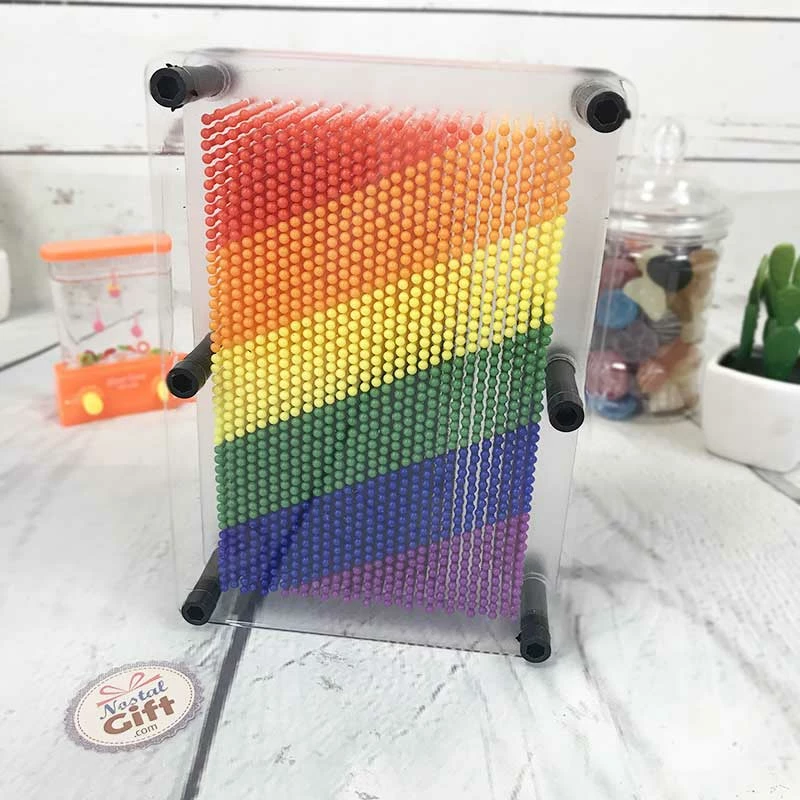 Sculpture 3D épingles Arc En Ciel 4 Sculpture 3D épingles Arc En Ciel – Image 2