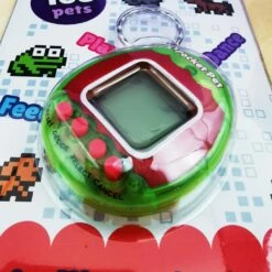 Pocket Pet - Porte Clé - Animal De Compagnie Numérique -cadeaux boutique pocket pet vert boite zoom