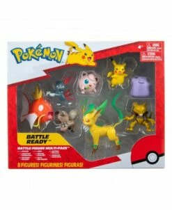 Pokémon - 8 Figurines - Battle Figure Multipack - Set Rocabot