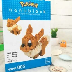 Nanoblock - Evoli - Pokémon - Figurine Mini à Monter -cadeaux boutique pokemon nanobloc evoli 2