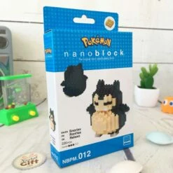 Nanoblock - Ronflex - Pokemon - Figurine Mini à Monter -cadeaux boutique pokemon nanobloc ronflex 1