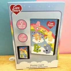 Bisounours - Poster Lumineux Avec Câble USB -cadeaux boutique poster lumineux bisounours vintage