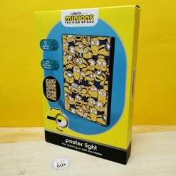 Poster Lumineux LED USB Mural Ou Sur Pied - Les Minions -cadeaux boutique poster lumineux minions boite