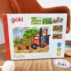 Puzzle De Cubes - La Saison à La Ferme -cadeaux boutique puzzle goki cubes