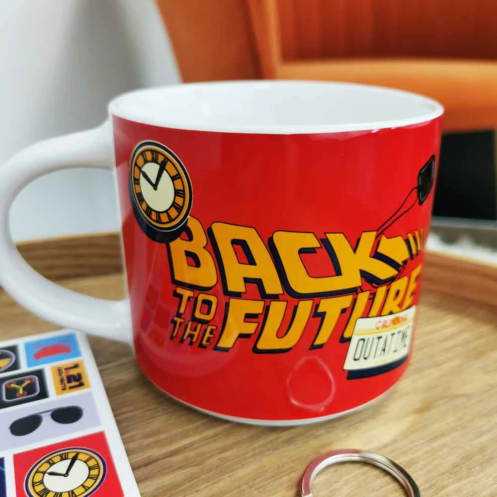 Retour Vers Le Futur - Set 3 Pièces - Mug, Sous-verre Et Porte-clé 7 Retour Vers Le Futur - Set 3 Pièces - Mug, Sous-verre Et Porte-clé – Image 5