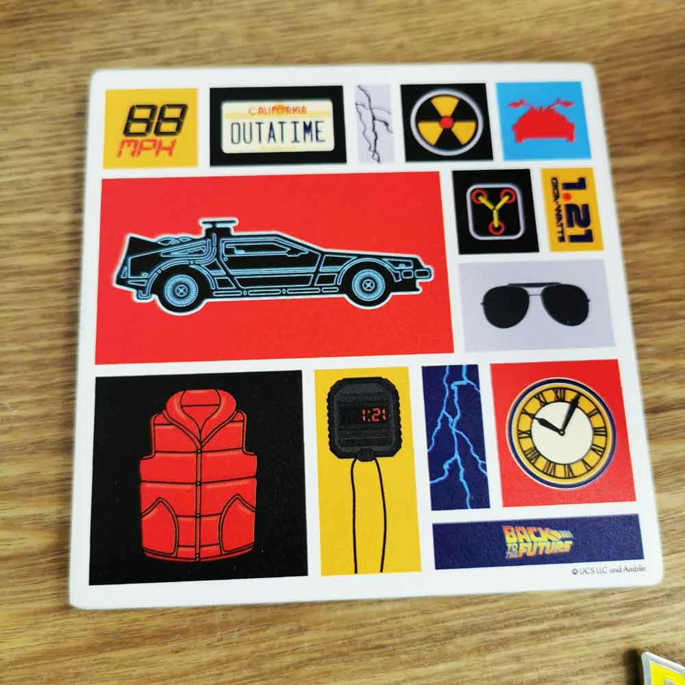 Retour Vers Le Futur - Set 3 Pièces - Mug, Sous-verre Et Porte-clé 5 Retour Vers Le Futur - Set 3 Pièces - Mug, Sous-verre Et Porte-clé – Image 3