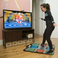 Tapis De Danse Rétro Sur Télévisionavec Plus De 100 Chansons -cadeaux boutique retro dance mat 5