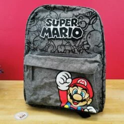 Super Mario - Sac à Dos30 X 23 Cm -cadeaux boutique sac a dos mario avant 1 1
