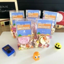 5 Sachets De Bonbons Enfant - Joyeux Anniversaire - Jeu Vidéo 15 5 Sachets De Bonbons Enfant - Joyeux Anniversaire - Jeu Vidéo -cadeaux boutique sachet anniversaire enfant retrogaming 2